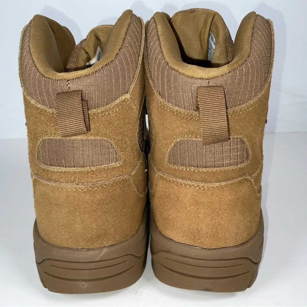 NIB Men’s Free Soldier ACC0022‎ Tactical 6” Waterproof Boots Coyote Brown 11.5